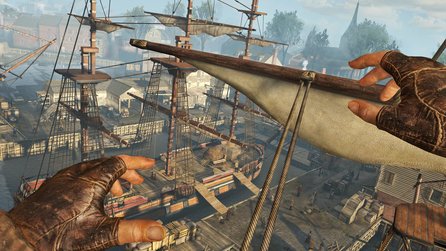 Assassins Creed 3 aus der Ego-Perspektive: Wir erkunden Bostons Hafen in Nexus VR