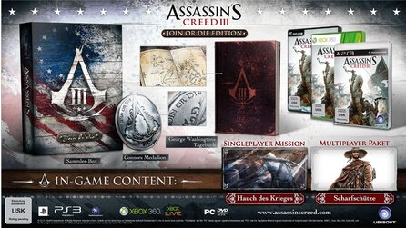 Assassins Creed 3 - Alle Versionen im Überblick (Update: Unboxing-Video)