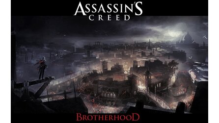 Assassins Creed: Brotherhood - Elf Multiplayer-Charaktere auf den Wallpapern