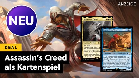 Assassins Creed: So günstig sind die neuen Booster und das sind die besten Karten des neuen Magic: The Gathering Sets