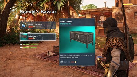 Assassins Creed: Origins - Lootboxen bestätigt, Echtgeld-Shop aber noch nicht