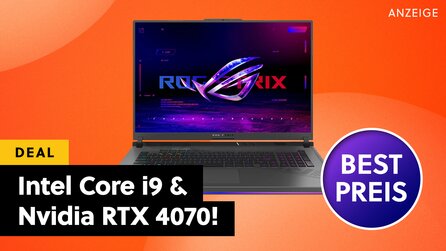 i9, RTX 4070 und günstig wie nie: Dieser ASUS-Gaming-Laptop ist ein echtes Biest - und gerade mächtig im Preis gefallen!
