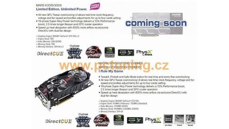 Asus Mars II und Matrix GTX 580 - Erste Details zu den Geforce-Grafikkarten