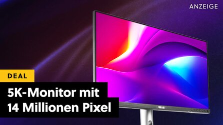 4K ist schön und gut, aber habt ihr schonmal von 5K gehört? Dieser Monitor hat über 14 Millionen Pixel und ist jetzt stark reduziert!