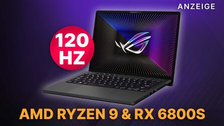 120Hz ASUS ROG Gaming Laptop mit AMD Ryzen 9, RX 6800S + 1 TB SSD jetzt satte 400€ günstiger im Amazon Angebot