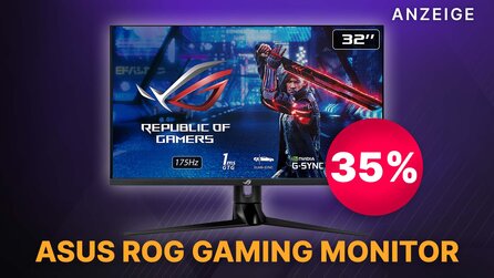 Die 144Hz-Ära geht zu Ende: ASUS WQHD Gaming Monitor mit 32 Zoll, 175Hz + 1ms jetzt über 300€ günstiger im Amazon Angebot