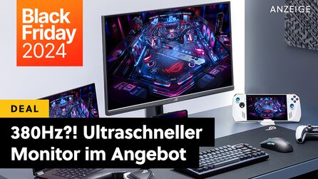 ASUS ROG Gaming-Monitor mit 380Hz: Dieses Biest ist gerade lächerlich günstig im Black Friday-Angebot!