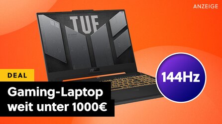 Preiswerter Gaming-Laptop für weit unter 1000€ im Angebot – RTX-Grafik der neusten Generation inklusive!