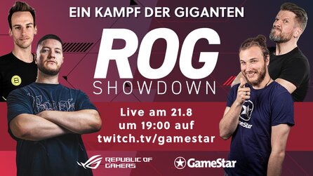 Auf der gamescom kommt es zum Showdown des Jahrhunderts: Team GameStar gegen Team ASUS