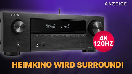 Denon AV-Receiver für brachialen Heimkinosound im Superangebot - 4K + 120Hz jetzt hart reduziert!