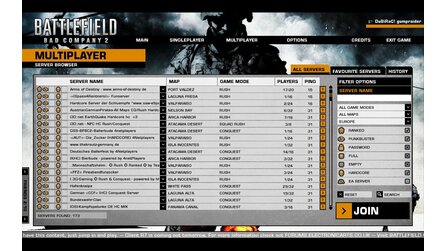 Battlefield: Bad Company 2 - Neuer Patch verbessert Serverbrowser