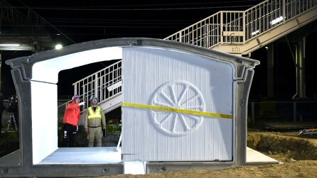 Bei uns dauert es Monate oder Jahre, während ein anderes Land einen Bahnhof in weniger als 6 Stunden mit Hilfe eines 3D-Druckers gebaut haben soll – aber es geht nur um 9 Quadratmeter