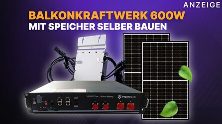 Balkonkraftwerk 600W mit Speicher selber bauen: Mit diesen Komponenten gelingt die Mini-Solaranalage Marke Eigenbau