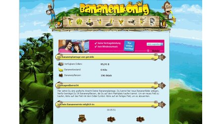 Bananenkönig - Browserspiel des Tages - Alles Banane oder was?