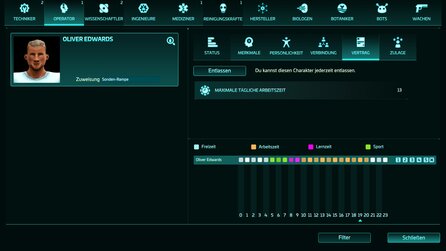 Base One - Screenshots zum Weltraum-Aufbauspiel