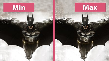 Batman: Arkham Knight - Niedrigste und höchste Details der PC Version im Vergleich
