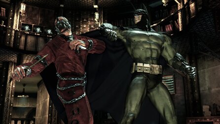 Batman: Arkham Asylum - Batmobile und Commissioner Gordon im Video