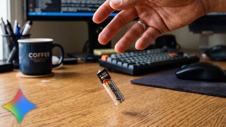 Wir lassen immer wieder Batterien auf unseren Tisch fallen und wenn ihr uns dabei zuschaut, könnt ihr vielleicht noch etwas lernen