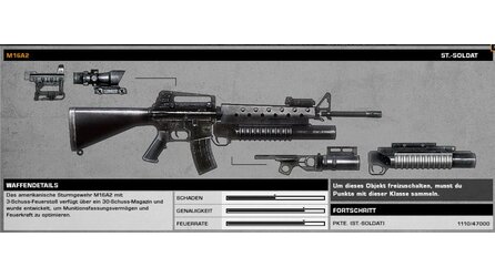 Battlefield: Bad Company 2 - Alle Waffen und Upgrades im Bild