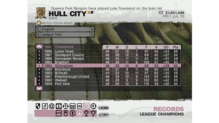 BDFL Manager 2006 Xbox360