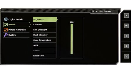 BenQ XL2420G - Monitormenü