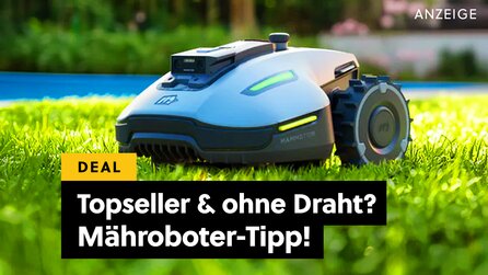 Gardena-Alternative zum Hammerpreis: Hightech Mähroboter ohne Draht zu einem Preis, der im Marktvergleich richtig stark ist!