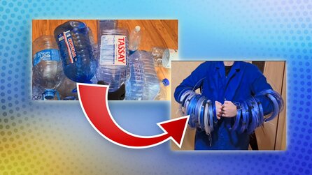 Weil es in seinem Land keinen Pfand gibt, verwandelt ein Mann gefundene Plastikflaschen in Material für 3D-Drucker