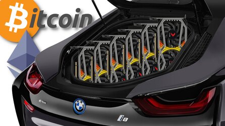 Teurer E-Sportwagen als mobiler Mining-PC - Kann das funktionieren?