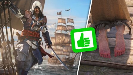 »Dieser Pirat ist hinter einer anderen Art Schatz her« - Ausgerechnet ein Fuß-Foto in AC Black Flag Resynced erobert gerade die Community im Sturm