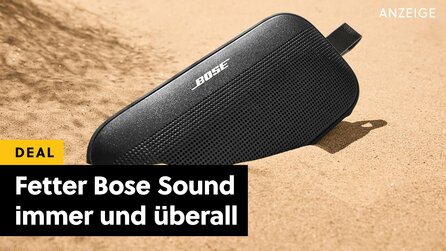 Fetter Bose-Sound mit noch fetterem Rabatt am Black Friday: dieser Bluetooth-Lautsprecher liefert bis zu 12 Stunden lang feinste Klänge ab