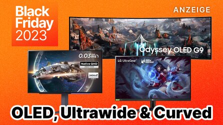 OLED, Ultrawide + Curved: Auf diese Gaming-Monitore solltet ihr am Black Friday besonders achten