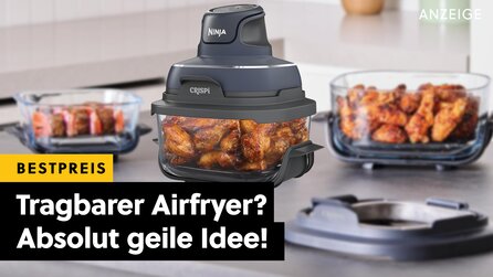 Der praktischste Airfryer, den ich je gesehen habe im Black Friday Deal: Ninja hat Heißluftfritteusen tragbar gemacht und mir damit den Verstand wegfrittiert