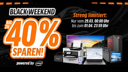 Black Weekend auf notebooksbilliger.de - 40% auf Hardware + Notebooks [Anzeige]
