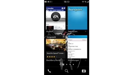 Blackberry Z10 - Screenshots von Blackberry OS 10