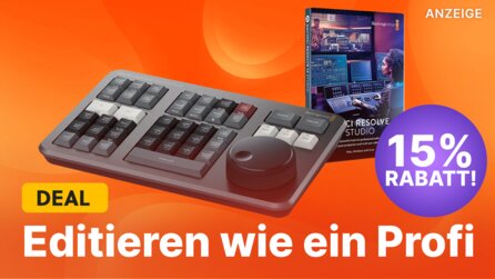 Statt Adobe Premiere: Lifetime-Lizenz von Davinci Resolve Studio gibt es derzeit mit Speed Editor im Angebot!