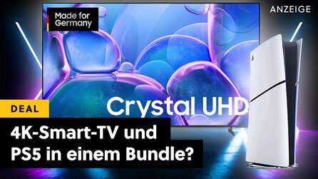 PS5 und 4K-TV im Weihnachts-Deal abgreifen: In diesem absurd attraktiven Blau-Bundle bekommt ihr Sonys Next-Gen-Konsole im irre günstigen Tarif!