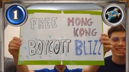 Blizzard sperrt drei weitere Hearthstone-Spieler, die für Hongkong protestieren