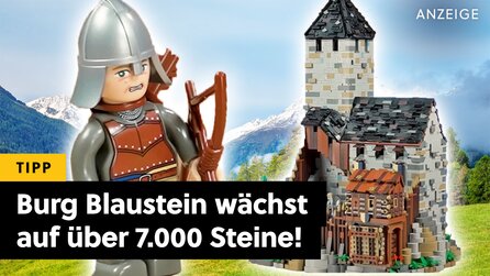 »Der Bergfried ist komplett!« Unsere liebste LEGO-Alternative BlueBrixx macht Burg Blaustein noch größer und besser