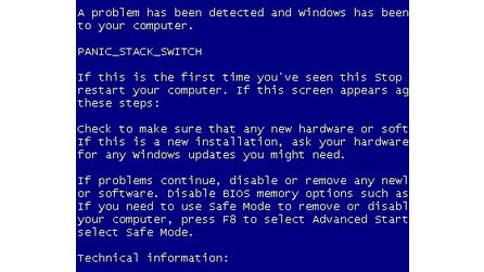 Microsoft Windows - Blue Screen of Death ist wieder da