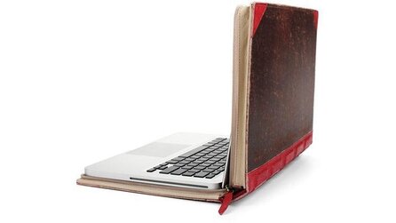 BookBook - Ledergebundenes Buch als Laptop-Hülle