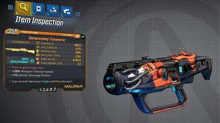 Gearbox verewigt todkranken Fan als besondere Waffe in Borderlands 3