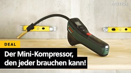 Teaserbild für Diese kleine Bosch Akku-Luftpumpe sollte jeder deutsche Autofahrer haben - und gerade ist sie ein echtes Schnäppchen!