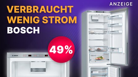 Bester Kühlschrank von Bosch: Freistehend, wenig Stromverbrauch und hohe Effizienz zum halben Preis!