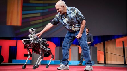 Vierbeiniger Roboter - SpotMini vollführt den Running-Man-Tanz