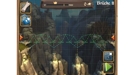 Bridge Constructor: Mittelalter - Screenshot aus der iOS-Version