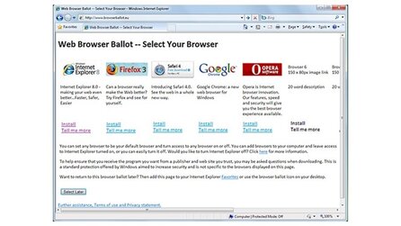 Microsoft Windows - Die erzwungene Browser-Auswahl ist Geschichte