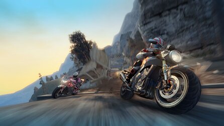 Burnout Paradise - Screenshots: Rasanz auf zwei oder vier Rädern