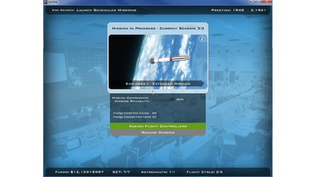 Buzz Aldrins Space Program Manager - Screenshots aus der Alphaversion