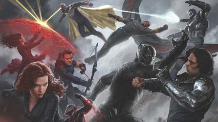 Captain America 3 - Coole Concept-Arts mit Iron Man, Crossbones + Black Panther
