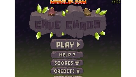Cave Chaos - Kostenloses JumpnRun-Flashspiel